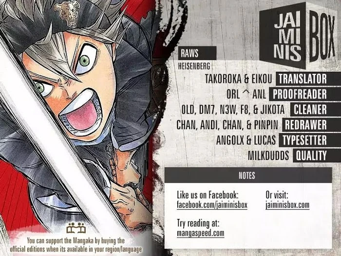 Read Black Clover Manga Online