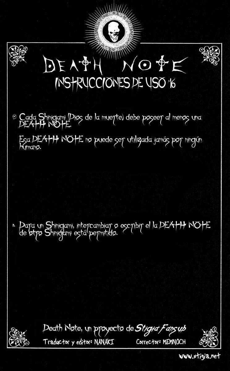 Read Death Note ES Manga Online