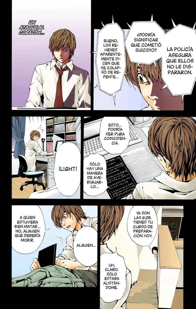 Read Death Note Full Color ES Manga Online