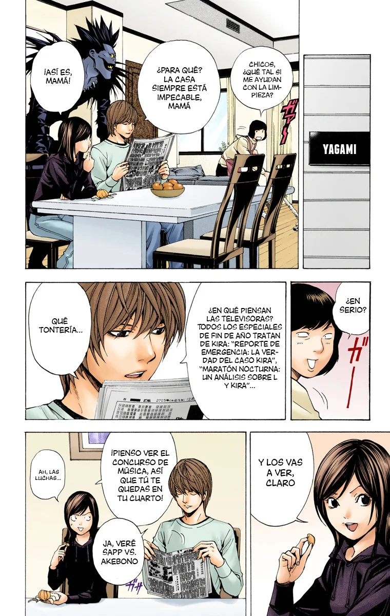 Read Death Note Full Color ES Manga Online