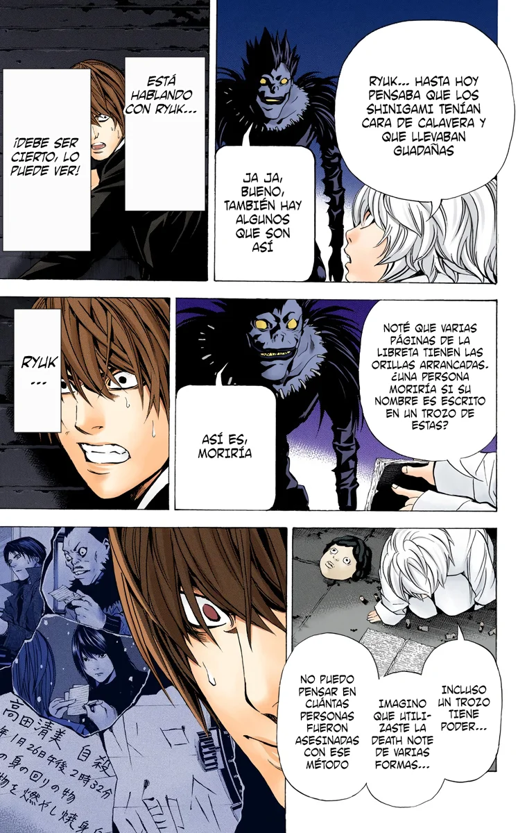 Read Death Note Full Color ES Manga Online