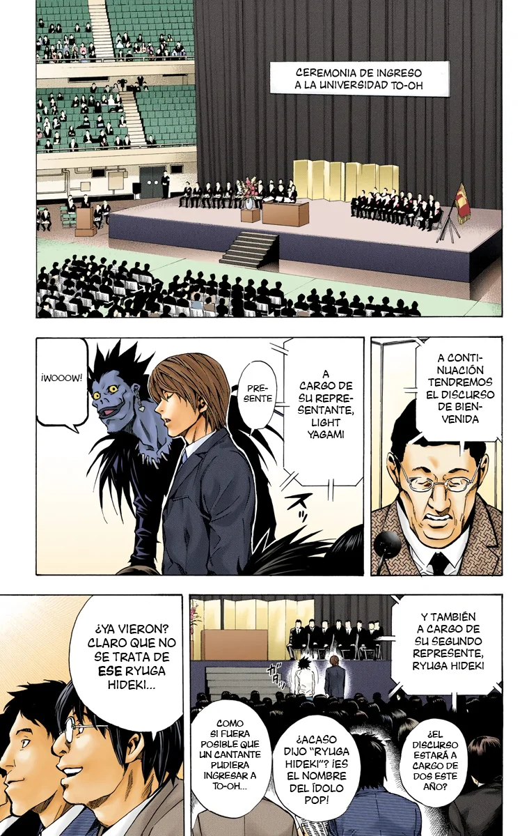 Read Death Note Full Color ES Manga Online