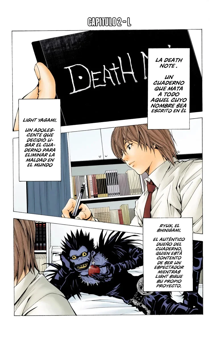 Read Death Note Full Color ES Manga Online