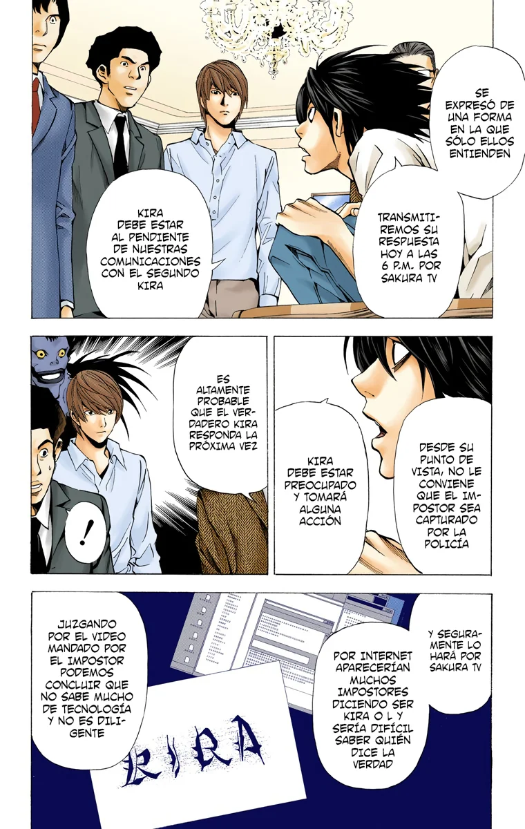 Read Death Note Full Color ES Manga Online