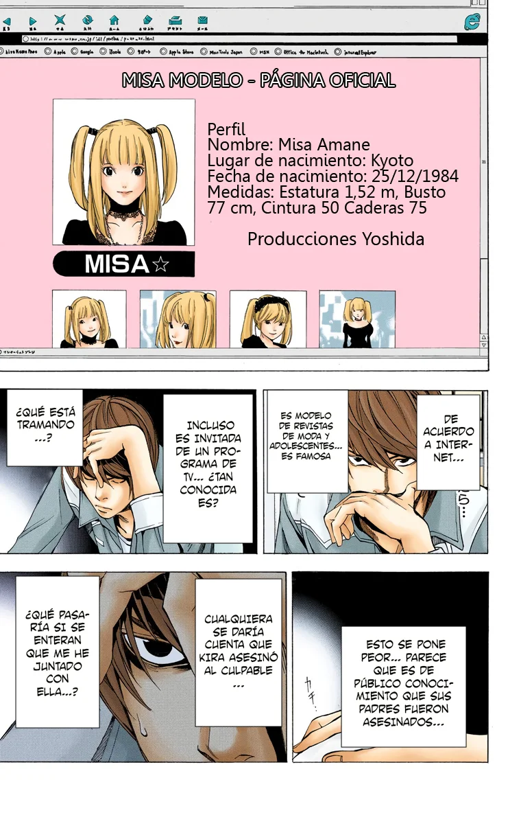 Read Death Note Full Color ES Manga Online