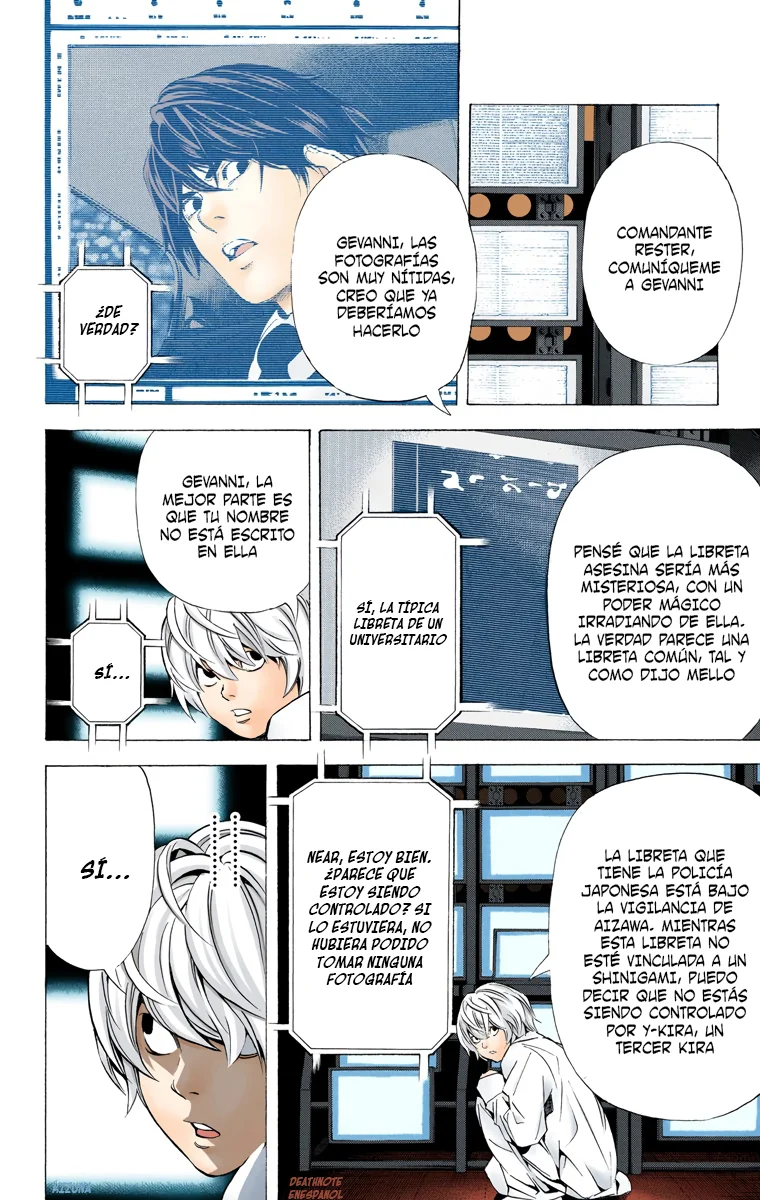Read Death Note Full Color ES Manga Online