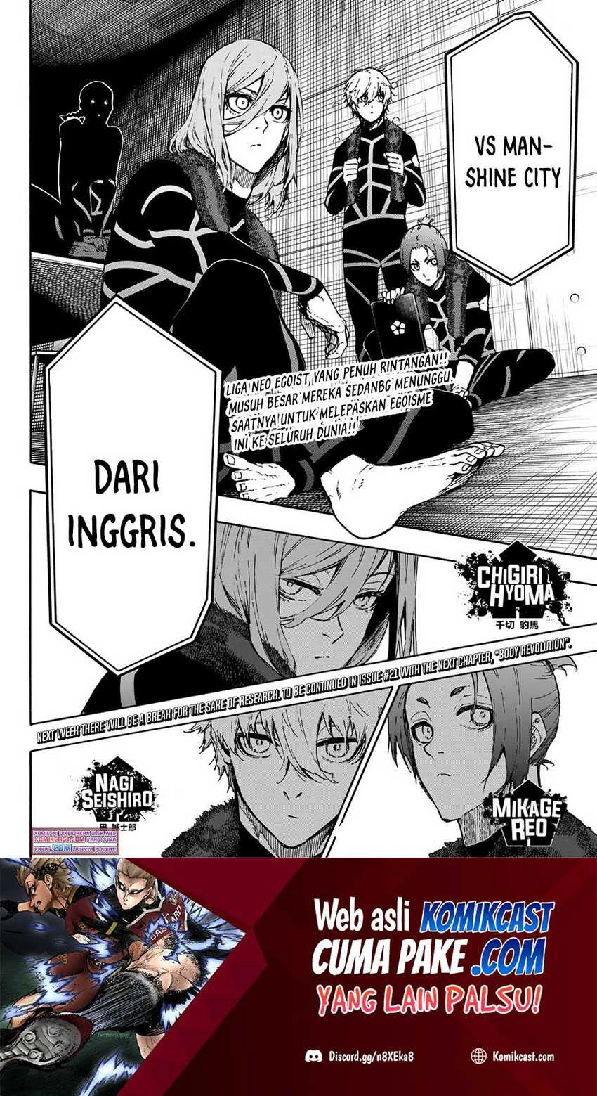 Read Blue Lock ID Manga Online