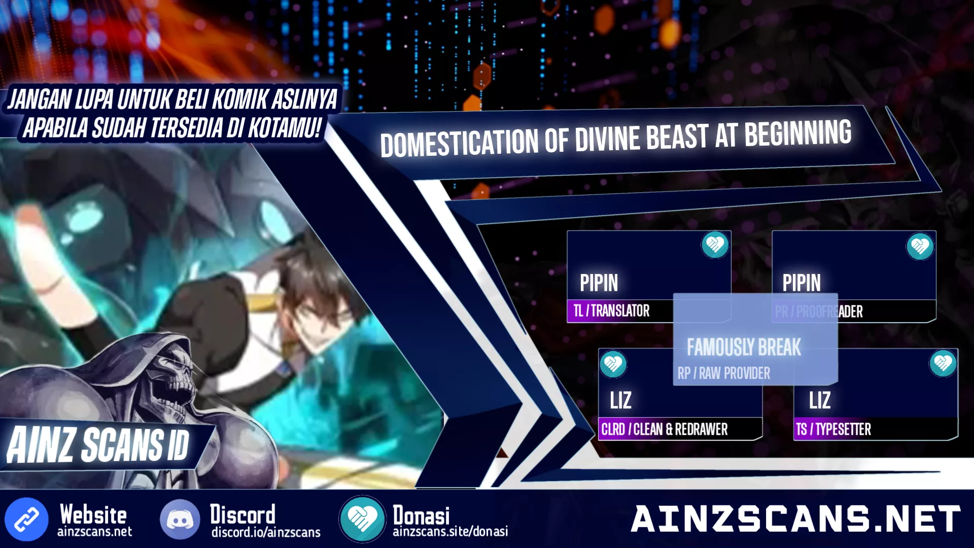 Read Domestication of Divine Beasts at the Beginning ID Manga Online