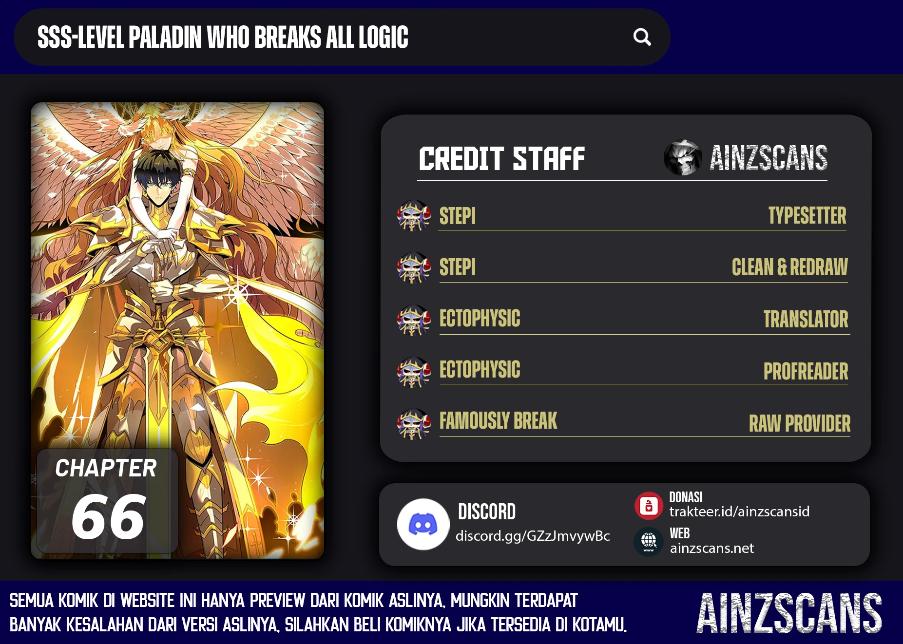 Read SSS-level Paladin Who Breaks All Logic ID Manga Online